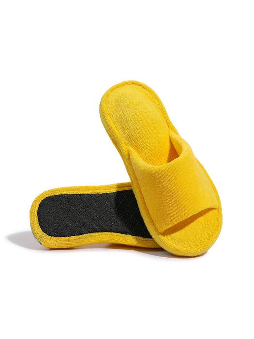 

REMY-J [Remy J] Pretty Indoor Slippers, Office Living Room Slippers, Noise-Reducing Color Slippers, Mango Room Shoes (+Dust Bag, Gift Wrapping) Mango (dark yellow) L (men s)