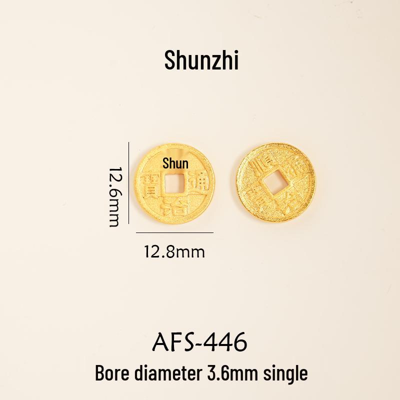 Vergoldetes antikes Schmuckset: Halskette, Armbänder & Perlenanhänger - Nicht verblassendes DIY-Zubehör