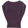 Fashion Style 2024 Autumn New Women's Thick Needle Knitting Wide round Neck Sleeveless Casual Comfortable Top 5536100