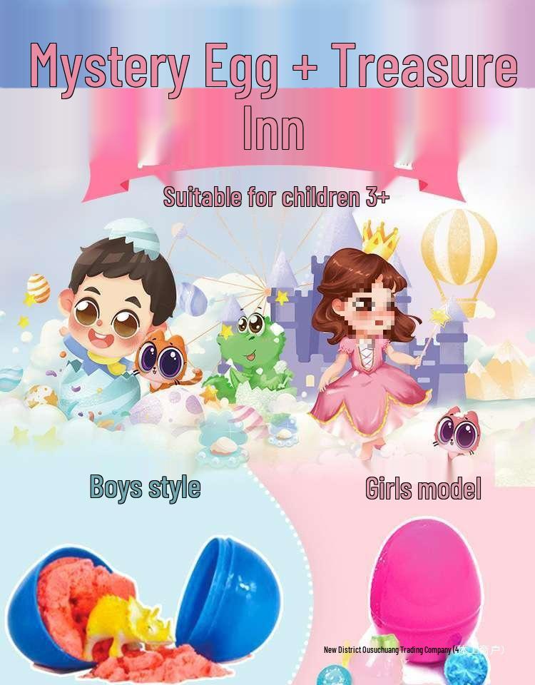 DIY Mystery Egg Puzzle Treasure Chest: Creative Wooden Storage Box & Lucky Bag Gift for Kids