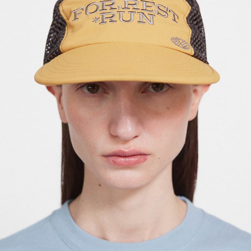 

MENASOO Run For Rest Run Mesh Camp Cap_Mustard Mustard_F