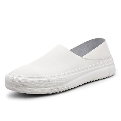 Fashion2024 Spring Autumn Leather Loafers Male Fashion Casual New Designer Shoes for Men Solid Color Dual-use High Quality Mens Shoes