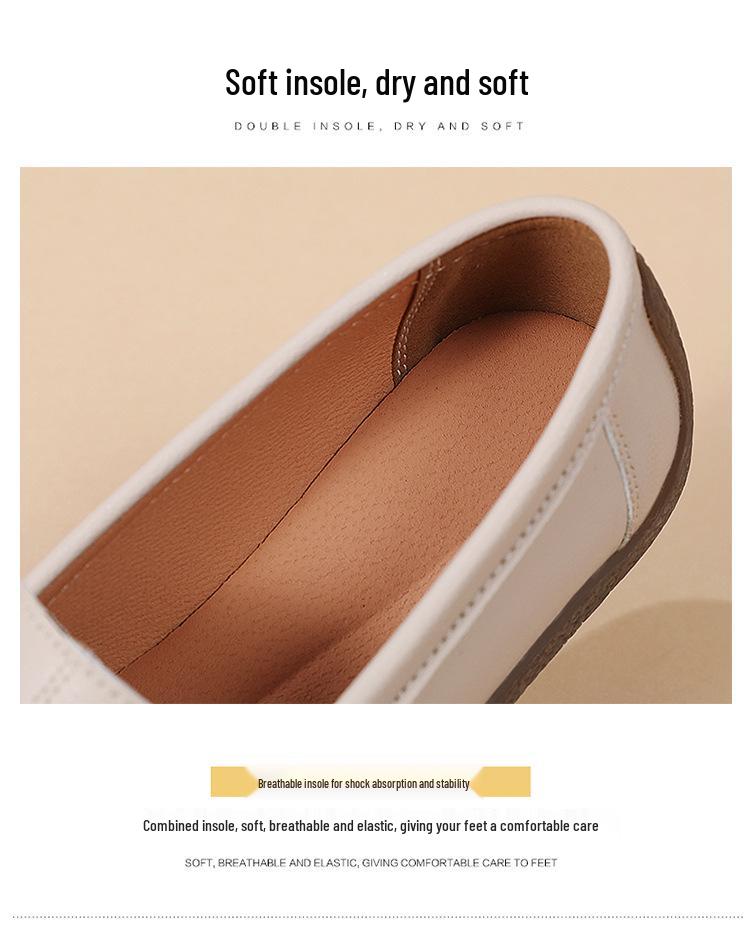 2025 Women's Casual Loafers: Comfortable Soft Sole & Upper, Plus Size, Bean Shoes