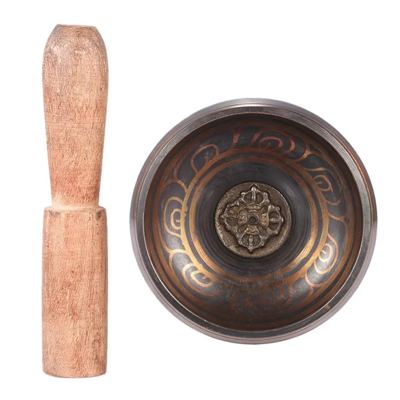 

Ручная работа, буддийская вращающаяся чаша сутры, чаша для пения, чаша для звука Будды, чаша для йоги, чаша для пения, звуковые украшения One Size