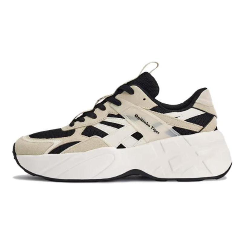 Onitsuka Tiger SP I Anti Slip Wear Resistant Low Top Chunky Sneakers Unisex Black White Sneakers 1183C184-002