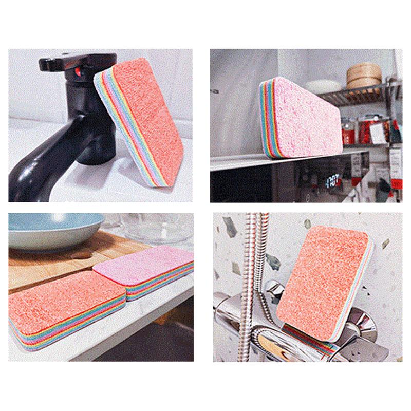 1Pcs 12 Layers Tearable Cleaning Cloth Thickened Kitchen Cleaning Towel Strong Absorbent Dish Rags Tableware Home Wipe Cloth