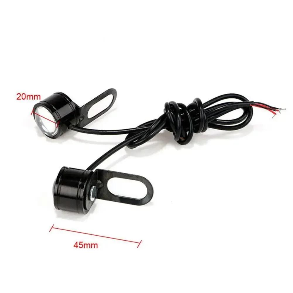 12V Motorcycle Driving Light LED Reverse Backup Driving Light Fog Lamp Headlight Bulb Daytime Running Light