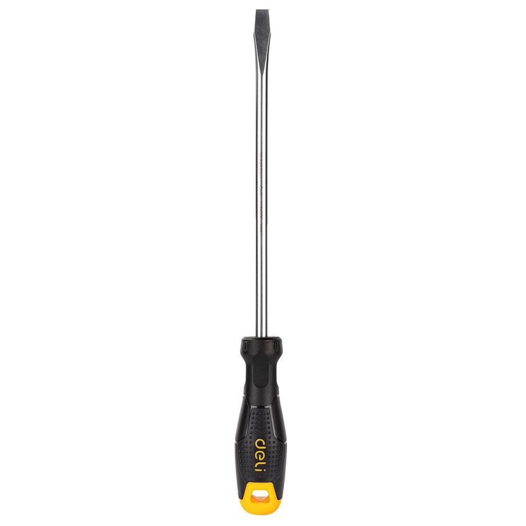 Wkrętak Płaski Deli Tools Edl6282001, 8X200Mm (Czarny)