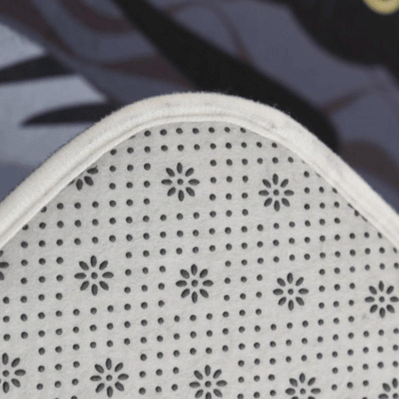 Luxury White and Gold Marble Kitchen Mat Soft Thickened Kitchen Floor Mat Waterproof Non-slip Oil-proof Floor Mat Runner Rug for Kitchen