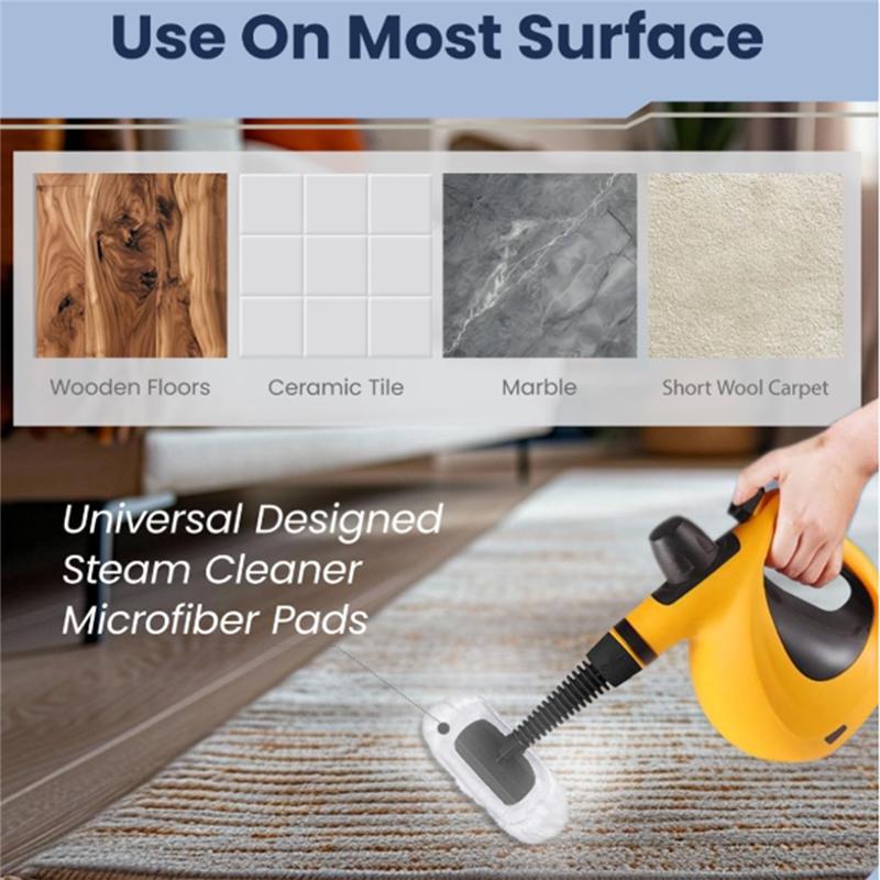 4 Pcs Microfiber Steam Mop Pads For Bissell Steam Shot,Comforday,Pursteam,Wagner Spraytech Dupray Neat Steam Cleaner