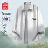 Men's Relaxed Fit Long Sleeve Retro Shirt