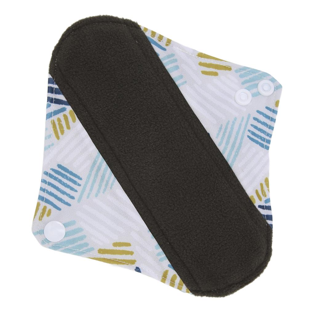 Reusable Menstrual Pads Washable Bamboo Charcoal Cloth Leakproof Feminine Sanitary Pads Pads for