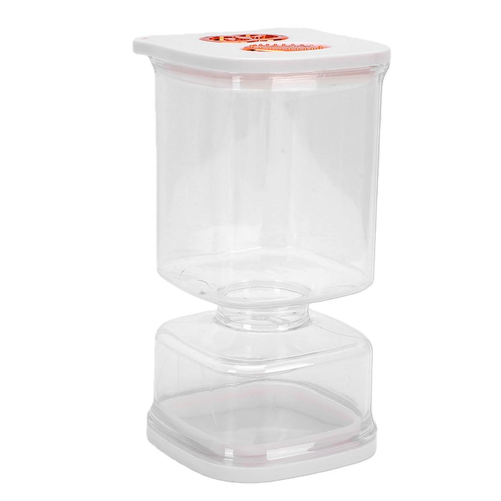 Pickle Jar 25oz Easy to Clean Pickle Olive Liquid Separator Container with Forks Airtight Lid for Kitchen