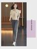 Women's Spring & Autumn Hooded Fashion Tracksuit - Stylish Contrast Color Two-Piece Suit with Sweatpants