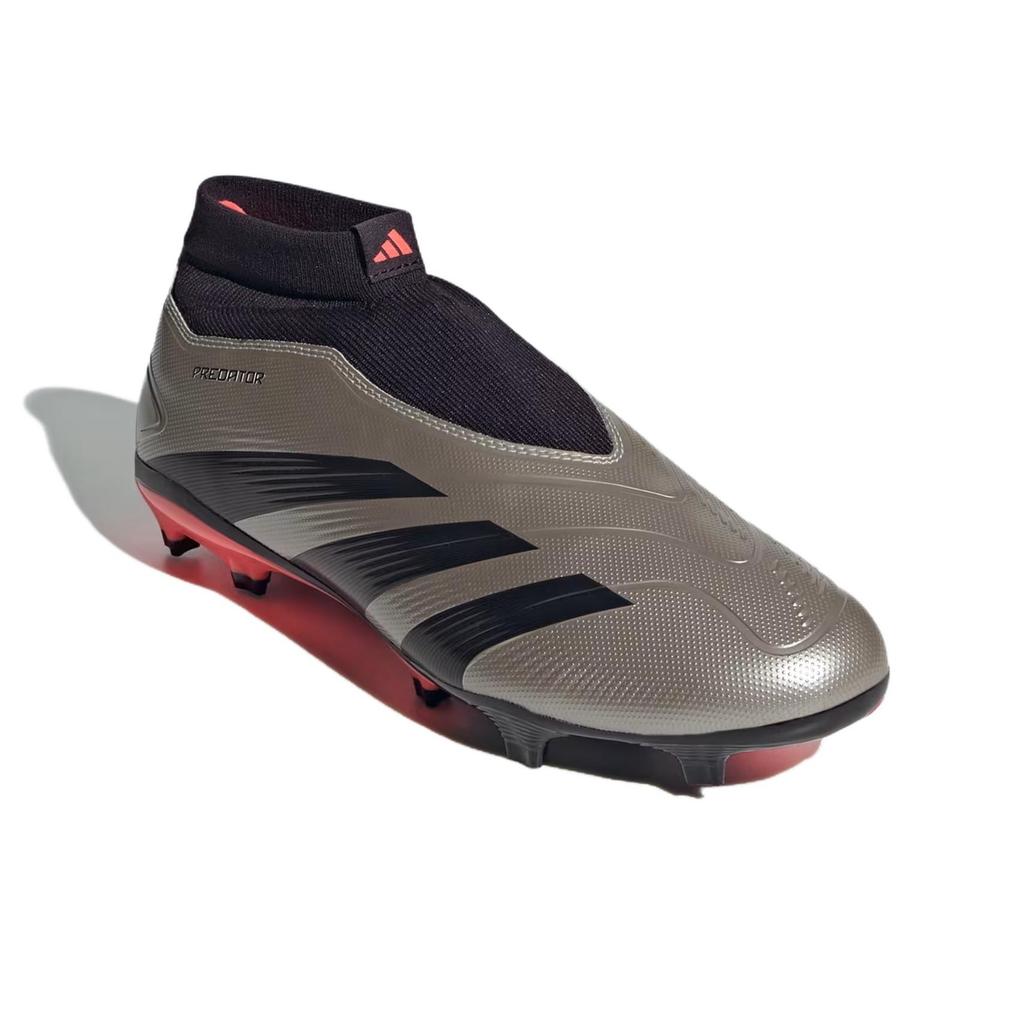 Adidas Predator 24 League Laceless FG Vivid Horizon Pack Unisex Sneakers Grey Platinum-Metallic Aurora-Black IF6331