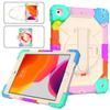 Case For iPad 12th A19 11th A16 Air 11 13 M2 M3 M4 Pro 11 13 8th 9th 10.2 5th 6th 9.7 Mini 6 7 Case Kids Hard PC Silicon Tablet Cover Stand