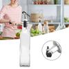 Cooking Oil Bottle Oil Container Oil Dispenser Glass and Spray Painted Plastic Oil Can Bottle for Soy Sauce Vinegar Cooking Wine