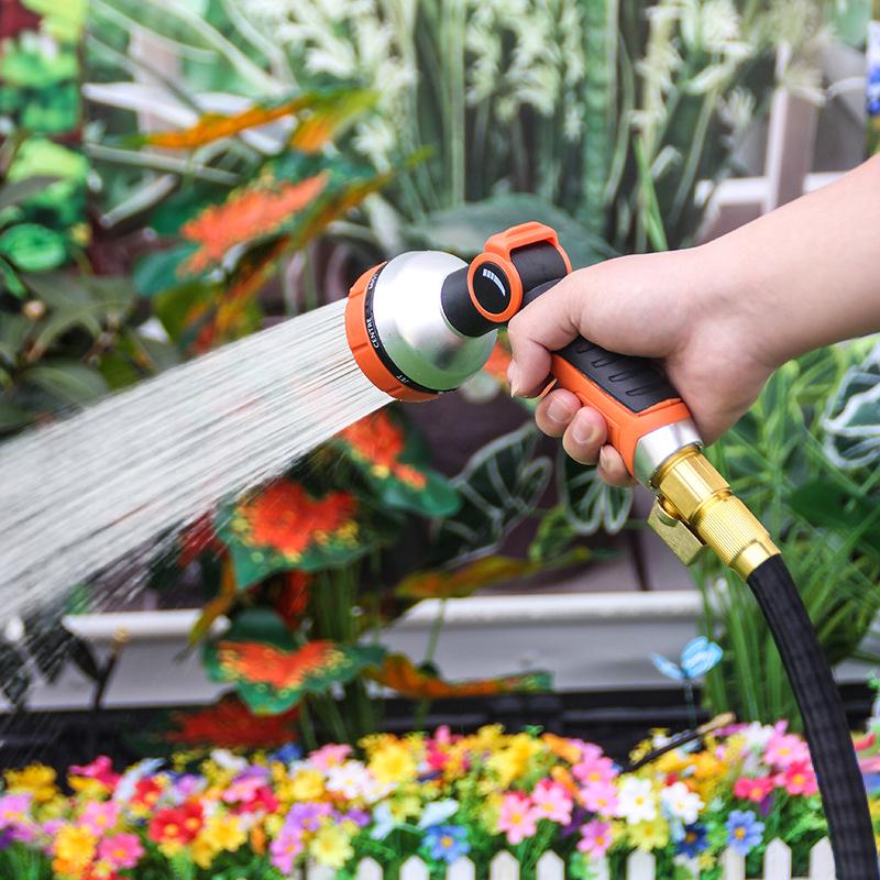 Magisk infällbar trädgårdsslang & Vattenpistol med sprinkler