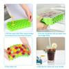 Large-capacity Ice Trays Silicone Mold Reusable Honeycomb Ice Cube Maker Food Grade Ice Maker with Lids Popsicle Mould Mold
