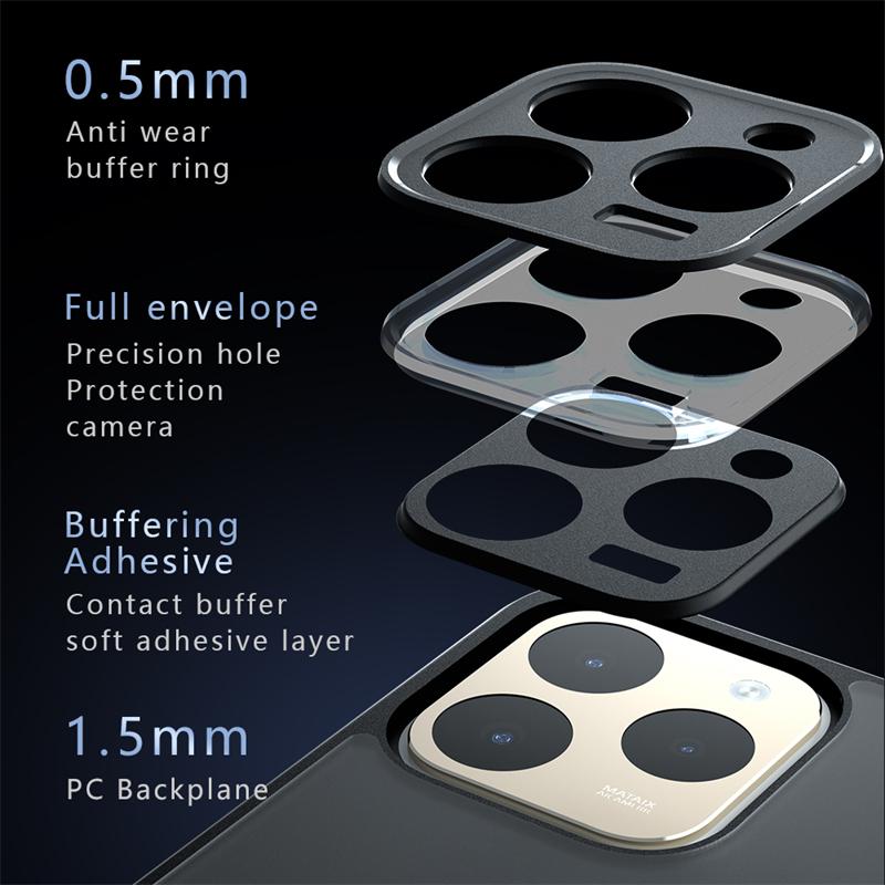 Durchscheinende Matte Handyhülle Für Realme 15T Stoßfeste Matte PC-Rückseite Für Realme 15T 5G Hülle Für Realme 15T Hülle 6,57 Zoll