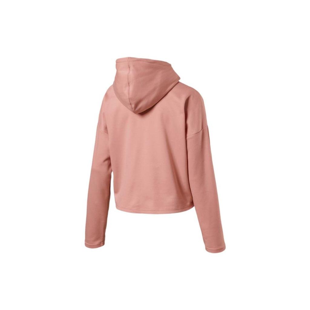 Puma Logo Letter Print Drawstring American Style Hoodie Women Hoodies Pink 852166-31