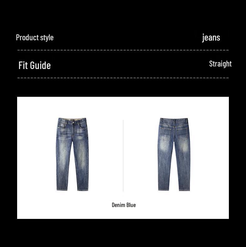 Gxg.jeans Men's Distressed Washed Straight-Leg Jeans