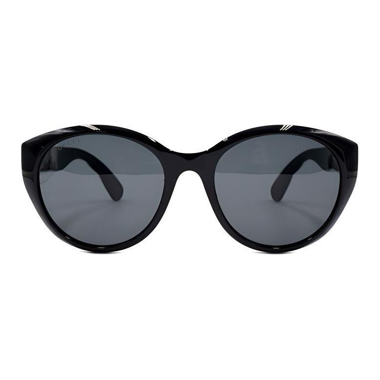 Gucci Leather Texture Series Elegant Frog Shape Holiday Travel Sunglasses Women Sunglasses GG0814SK-001