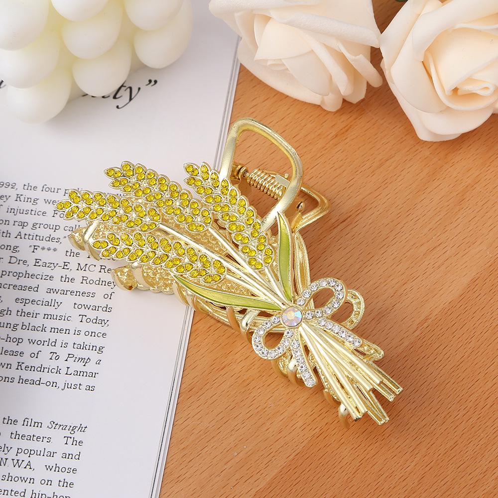 Barley Spike Elegant Updo Hairpin: Women's High-End Summer Hair Clip