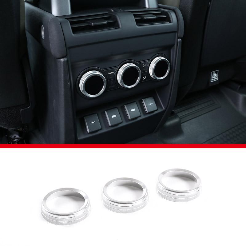 For Land Rover Defender 110 2020-2024 Aluminum Car Air Conditioning Knob Reversing Mirror Adjustment knob Cover Car Accessories