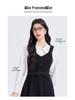 Women's Gray Sleeveless Vest Dress - Academy Style Teacher Interview Outfit