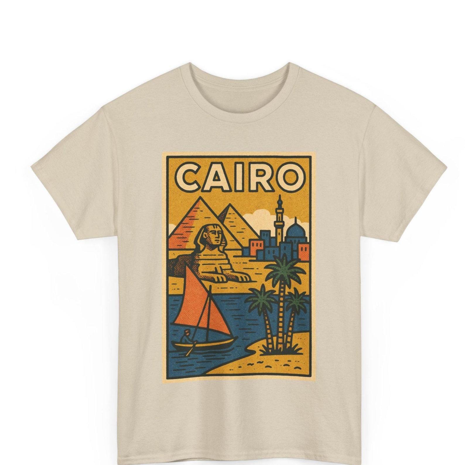 Cairo Retro Comic T-Shirt: Vintage Egypt Graphic Tee M