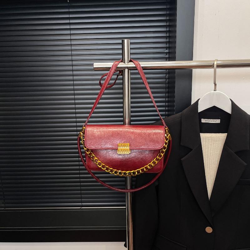 Retro casual small bag women's autumn new messenger bag women's underarm bag fashion women's bag small square bag