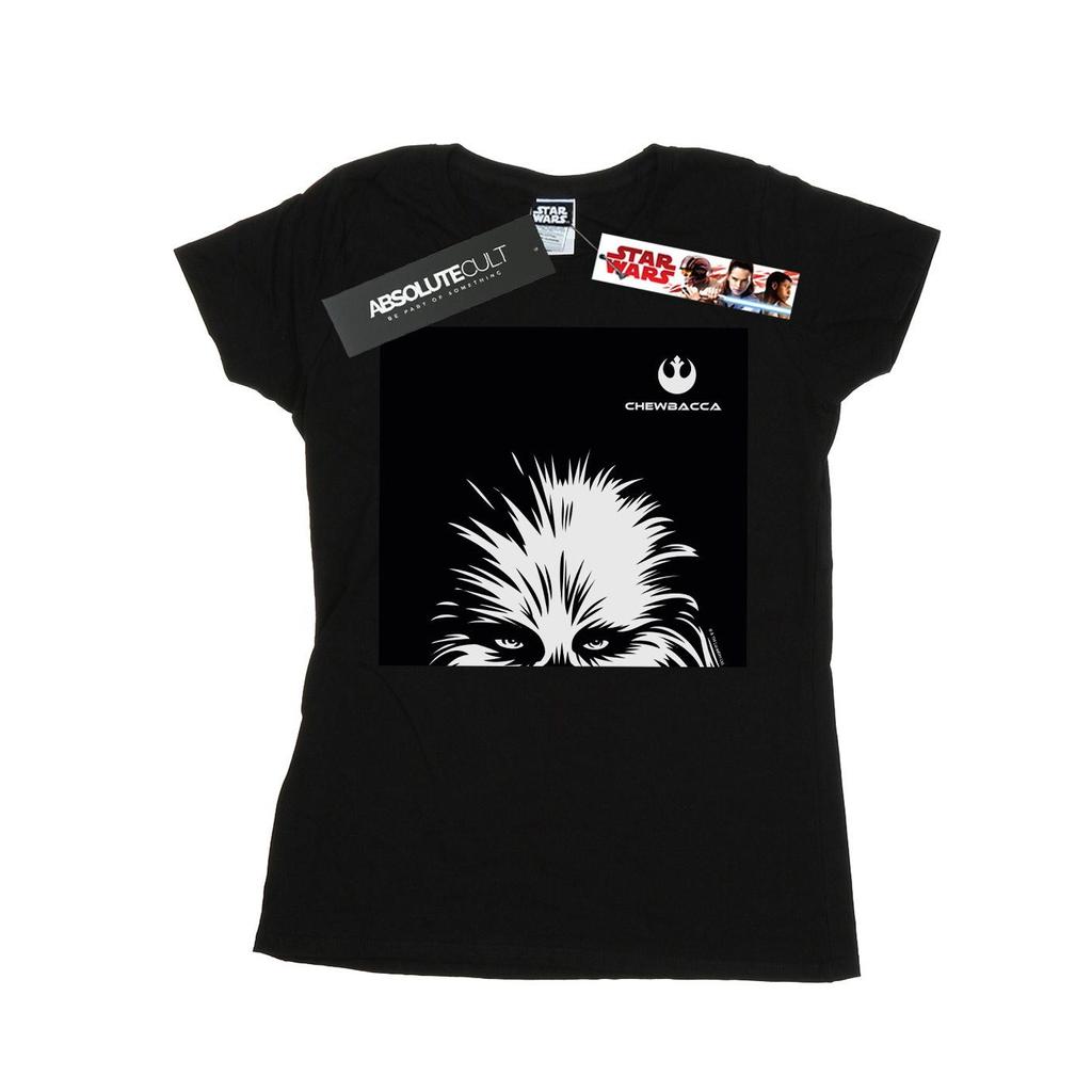 STAR WARS Dámské/Dámské bavlněné tričko se vzhledem Chewbaccy