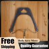 Saxofoon Nekriem Lengte Verstelbaar Leer Saxofoon Lanyard Dubbele Schouderband voor Sax Bas Tenor Alto