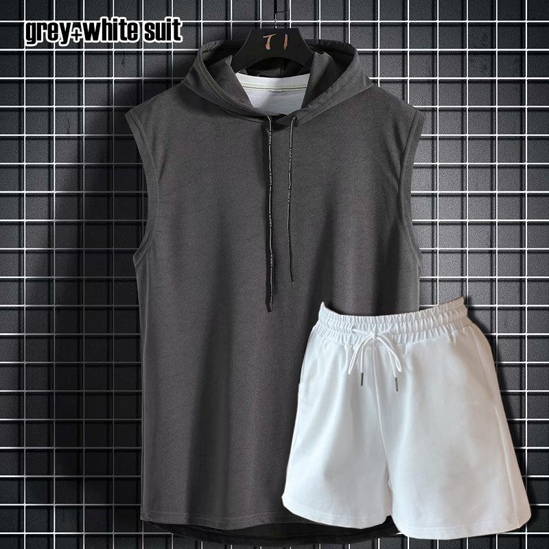 New Fashion Zipper Cardigan Sweater Mens Sleeveless Hooded Vest Jacket Plus Size S-4XL Streetwear Vest Hoodies