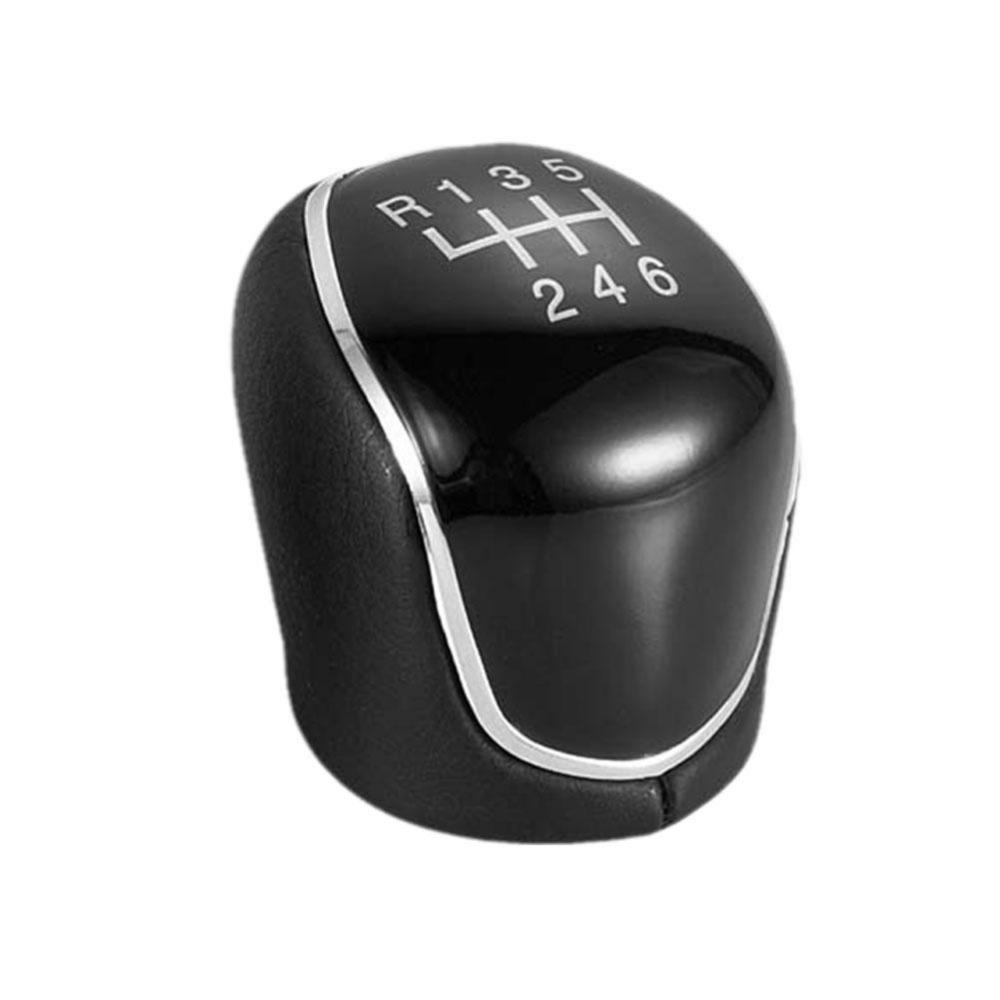 5/6 Speed Gear Shift Knob for FORD Mondeo Mk4 S-Max C-Max Focus Mk2 Kuga Leather Shifter Lever Arm Headball Car Accessories