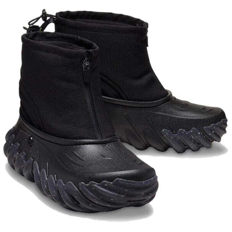 Crocs Bobo Warm Fashion Versatile Warm Short Boots Unisex Boots Black 210315-001