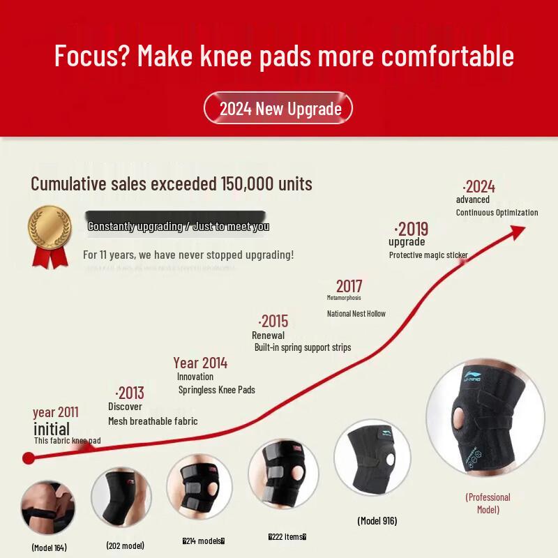 Li-Ning Профессиональный спортивный наколенник