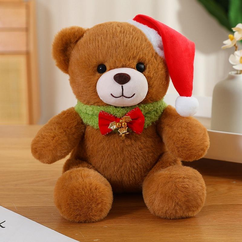 Christmas Teddy Bear Doll Plush Toy Bear Hug Bear Doll Children's Rag Doll Christmas Gift