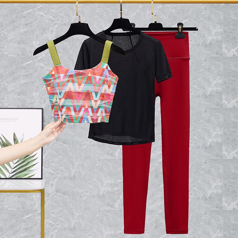 2025 Women's Sexy Sports Camisole Yoga Bra Set - Summer Fitness & Running Vest