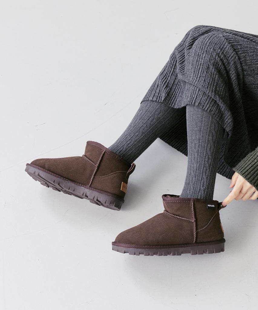 Mogaus Leather Fur Genuine Cowhide Mini Boots 5 Colors