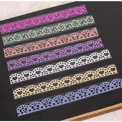 Frosted Gold Lace Tape - Creative DIY Album Accessory