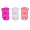 3pcs Bottle Silicone Sleeve Shatter Proof Silicone Bottle Cover Anti Flowing Sleeve for Glass Baby Bottles 8 Oz Series
