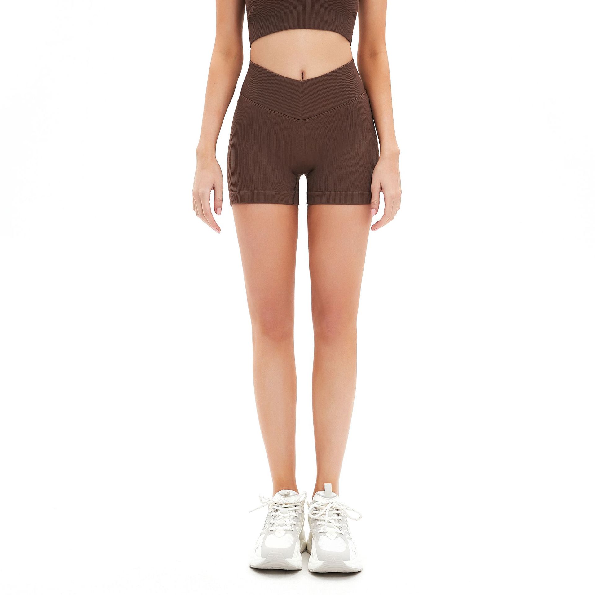 

Yoga Shorts, Fitness Pants, Women S V-Shaped Waist, Threaded Elastic Running Shorts, Jump Rope Shorts, Women S Shorts L небо синє кольору