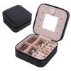 Compact Anti-Oxidation Jewelry Box with Mirror for Earrings, Rings & Accessories