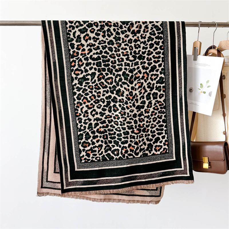 Eșarfă caldă de cașmir de iarnă pentru femei cu imprimeu de lux Pashmina șal Wrap batic pentru femei Bufanda Echarpe Design Bentita