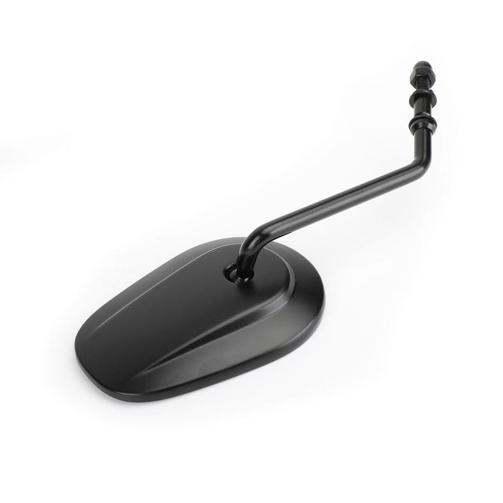 Rear View Mirrors Pair Black For Harley Road Street Glide Softail XL883 1200