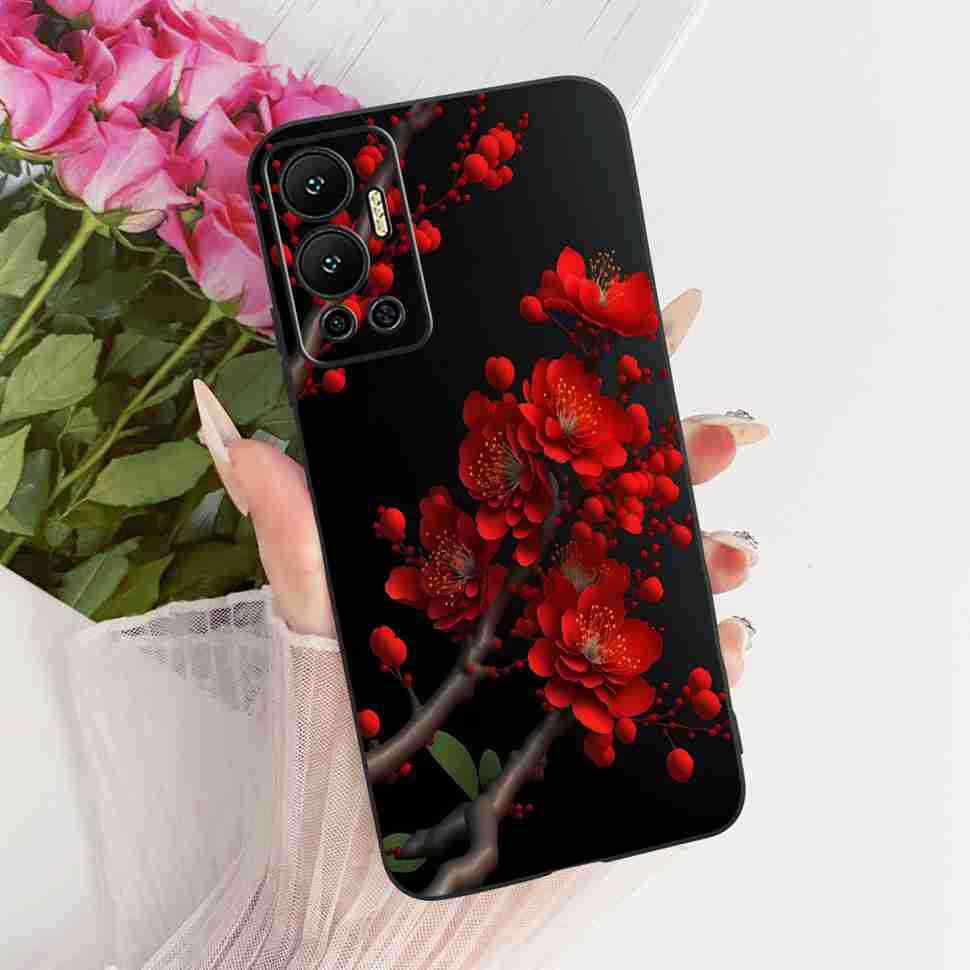 For Infinix Hot 12 Case 2022 Animal Painted Cover Soft Silicone Phone Case For Infinix Hot 12 Hot12 X6817 X6817B Shell