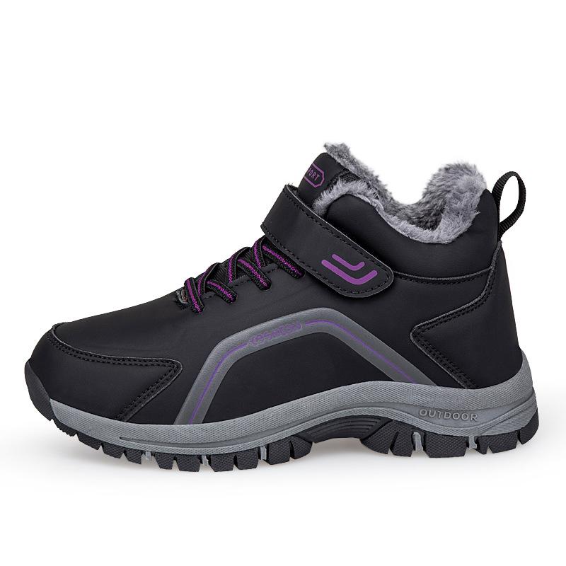 Winter soft-soled velvet warm mother shoes high-top cotton shoes in the elderly walking shoes snow boots father shoes