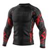 Extreme Hobby Rashguard Lange Mouw Black Panther Zwart-Rood L
